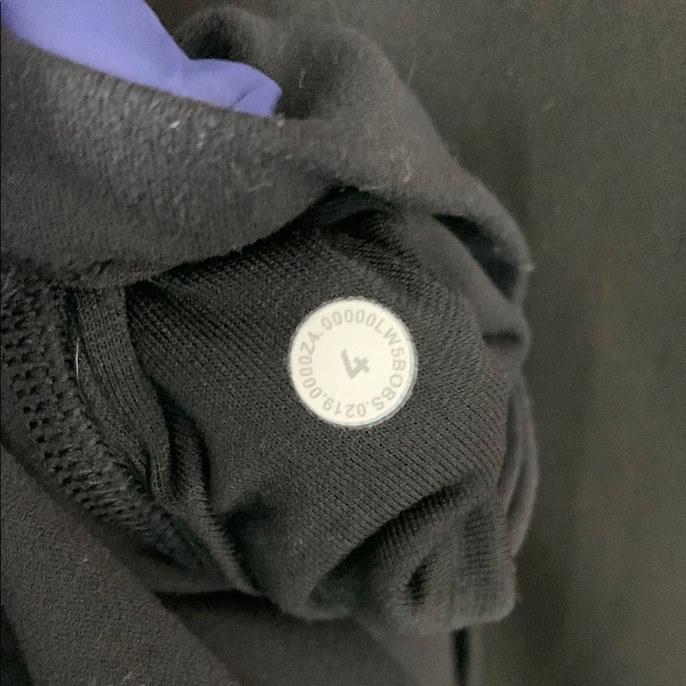 LULULEMON ✬ 4 WOMEN YOGA STRETCH PANTS ALIGN HIGH RISE CROP PANTS ✬ BLACK 00000L
